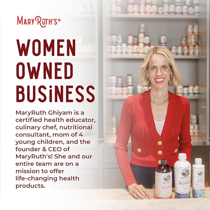 MARYRUTH'S Organic Methyl B12 Spray | 1500 mcg B12 Per Serving | Methylcobalamin | Energy Metabolism | Cognitive Function | Neuro Health | Vegan | Gluten Free | Sugar Free | 1 Fl Oz