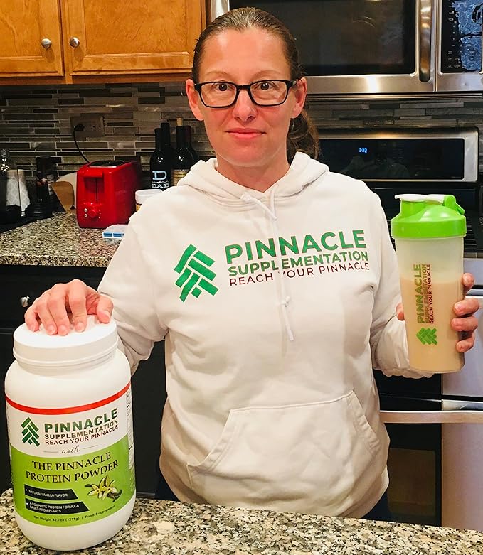 Pinnacle Vegan Vanilla Plant Protein Powder 31g Pea &amp Rice Protein Keto Low Carb Sugar Free Gluten Free Lactose Free Dairy Free Protein Powder Without Artificial Sweeteners 30 Servings