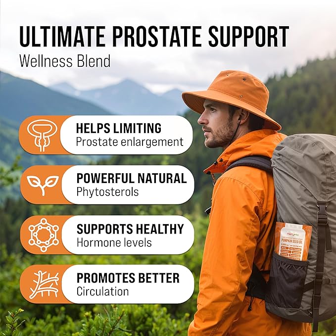 Pumpkin Seed Oil with Saw Palmetto Turmeric Nettle &amp More | 3000mg Per Serving 300 Softgels | Cold Pressed Extra Virgin | Prostate Health Supplements for Men | Non-GMO