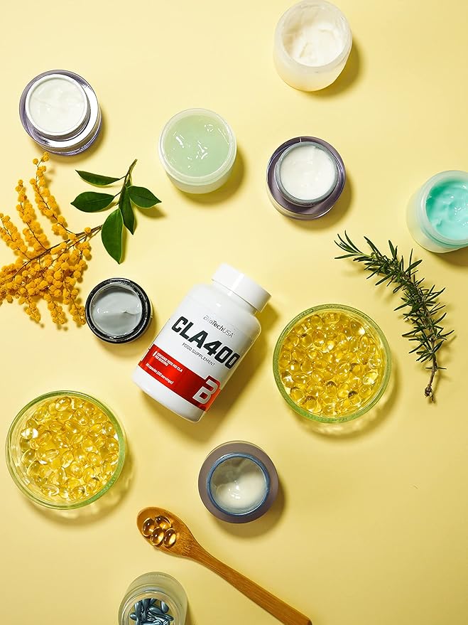 CLA 400 80 Capsules - huile de carthame (Carthamus Tinctorius) - BiotechUSA