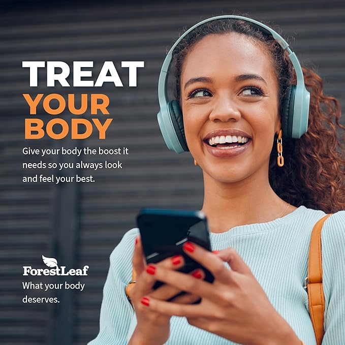 ForestLeaf Multi Collagen Pills with Hyaluronic Acid + Vitamin C | Hydrolyzed Collagen Supplements for Women or Men | Multi Collagen Capsules Peptides for Skin Wrinkles 240