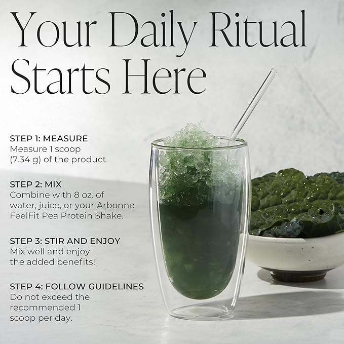 Arbonne Gut Health Digestion Support and BeWell Superfood Greens Powder with SkinElixir Collagen Powder Builder (Açaí)