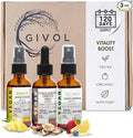Digestive Harmony Bundle Liquid Vitamin Trio Mushroom Complex Lions Mane Reishi Maitake &amp Chaga Zinc Picolinate &amp Bromelain | Non-GMO | Gluten Free | Sugar-Free | 2 Fl Oz | 240 Days Supply