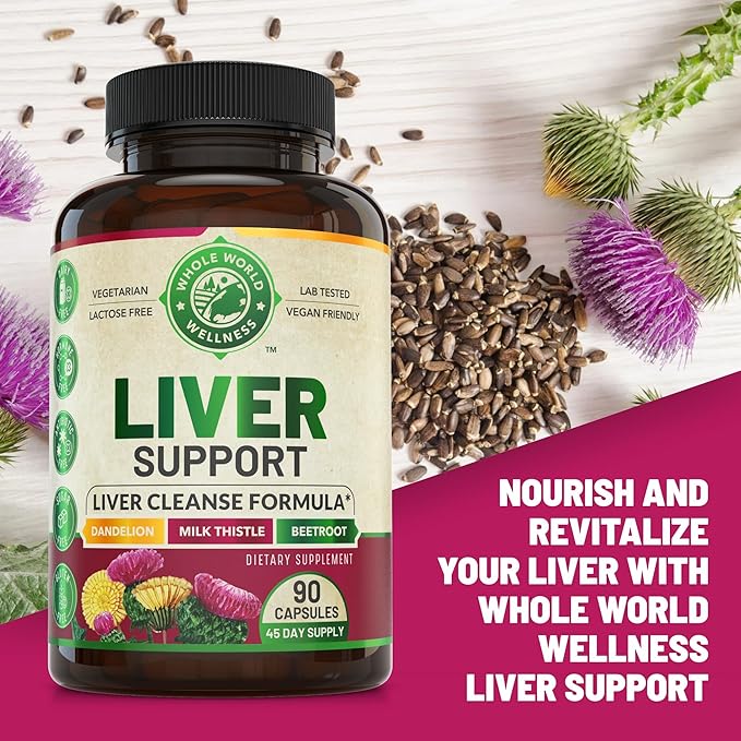 Liver Cleanse Detox Repair Formula &amp Mens Daily Multivitamins Bundle (One Bottle Each). Collectively Supports Liver Health Holistic Wellness Boosted Energy Stamina &amp Performance. USA Made.