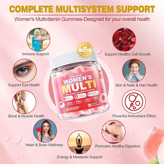 Women's Multivitamin + Organic Toddler Multivitamin Gummies 2 Pack