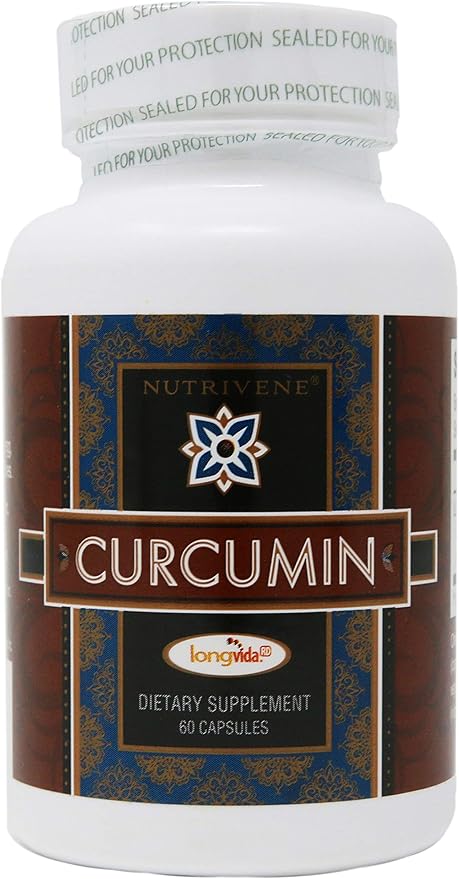 Curcumin Longvida™ by Nutrivene (500 mg 60 Capsules)