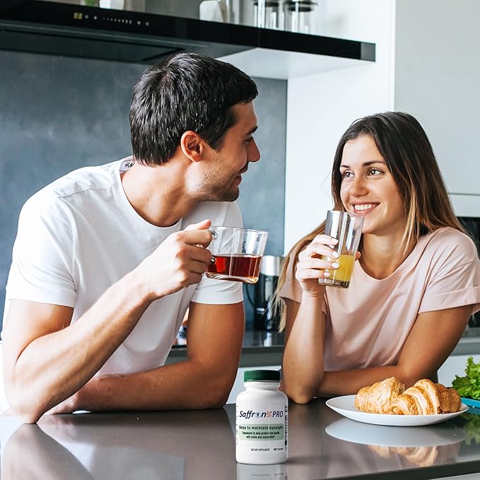 Saffron 2020-PRO Supplement with Saffron Resveratrol Zeaxanthin and Lutein- 90 Vegetarian Capsules