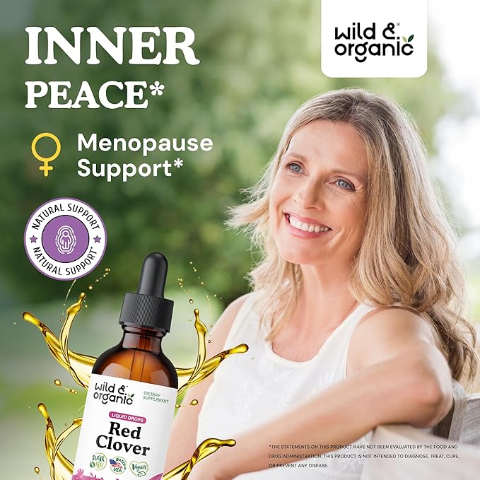 Wild &amp Organic Red Clover Tincture 2 fl oz &amp Milk Thistle Tincture 2 fl oz