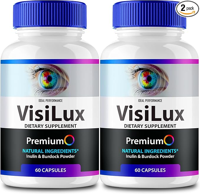 Visilux Eye Health Supplements Capsules Visilux Vitamins Pills - Maximum Strength Visilux All Natural Eye Multivitamin Visilux Eye Health Multivitamin Visi Lux Eye Capsules Reviews (2 Pack)