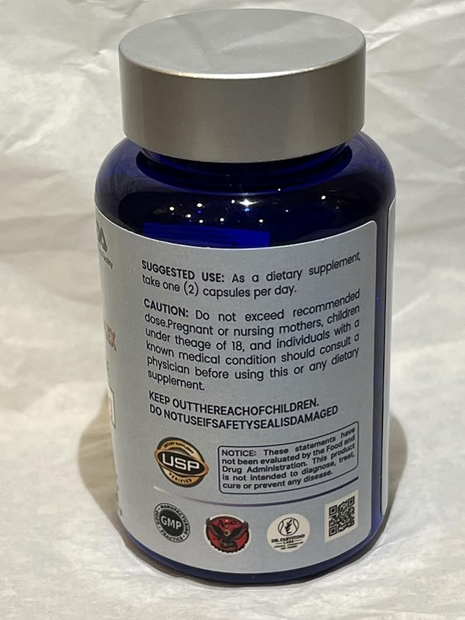NAD+ 550mg – Cellular Energy &amp Healthy Aging Support – Nicotinamide Adenine Dinucleotide Supplement – 60 Capsules