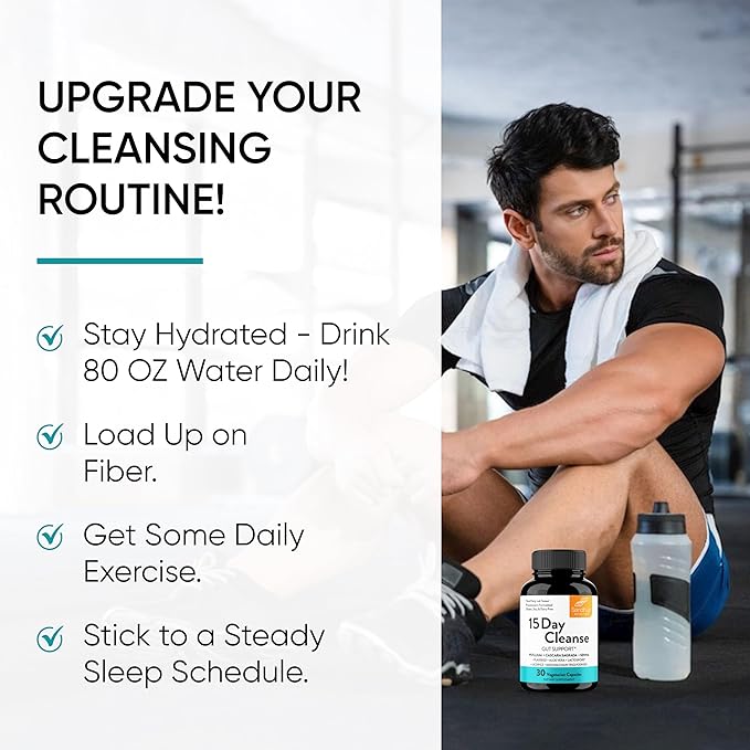 Sandhu's Liver Cleanse Detox &amp 15 Day Gut Cleanse Support Supplement for Women &amp Men | Supports Liver Gut &amp Digestive Health