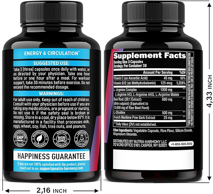 Alpha Lipoic Acid &amp Nitric Oxide Capsules