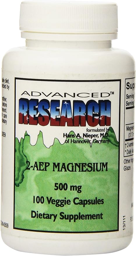 Dr. Hans Nieper 2aep Magnesium Capsules 500 Mg 100 Count