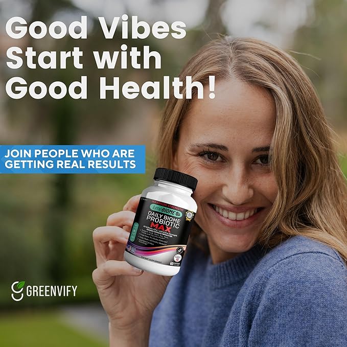 Daily Biome Probiotic Max 40 Billion CFU Maximum Strength 60 Capsules 30-Day Supply (1)