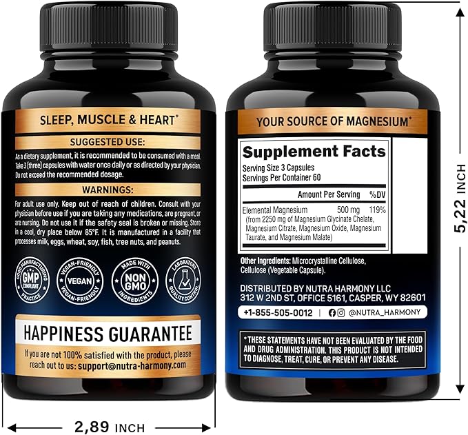 Magnesium Complex &amp Menopause Supplement