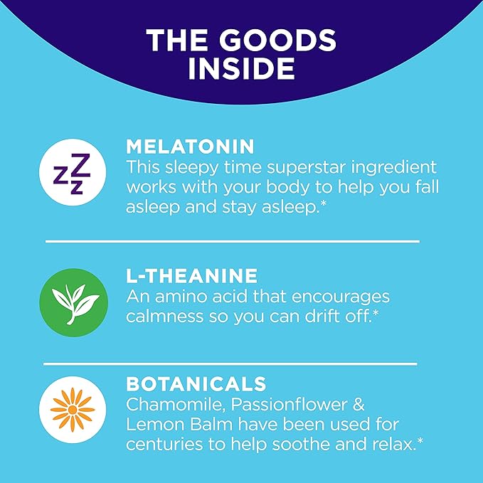 OLLY Sleep &amp Men's Multivitamin Gummies Melatonin Vitamins 120 Count