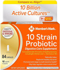Members Mark 10 Strain Probiotic (84 Count) (6 Pack)
