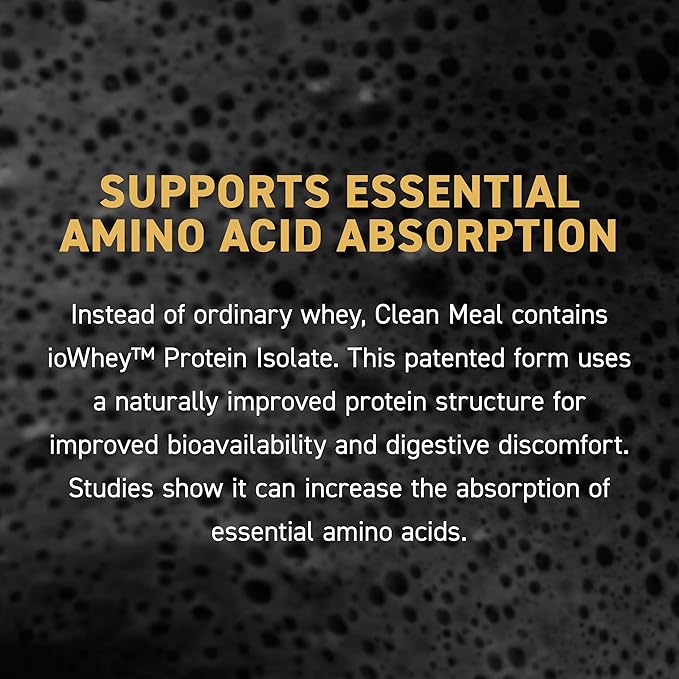 Kaged Clean Meal Powder | Chocolate Peanut Butter | Meal Replacement Shake | Whey Protein Isolate | Clean Carbs MCT Oil Fats Organic Vitamins and Minerals | Supplements for Men &amp Women | 20 Serv