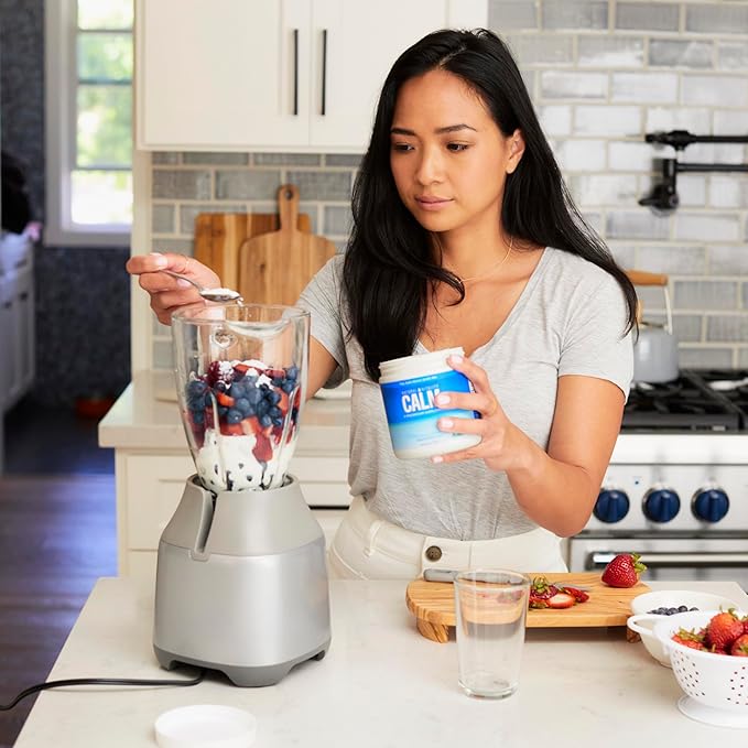 Natural Vitality Calm Magnesium Supplement Anti-Stress Drink Mix Powder Gluten Free Vegan &amp Non-GMO Orange 8 oz