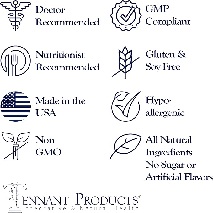 Dr. Tennant's Probiotic Formula with Prebiotics | 60 Billion CFUs | Time-Release Acid-Resistant Vegan Capsules | Gluten-Free Dairy-Free No Refrigeration Needed