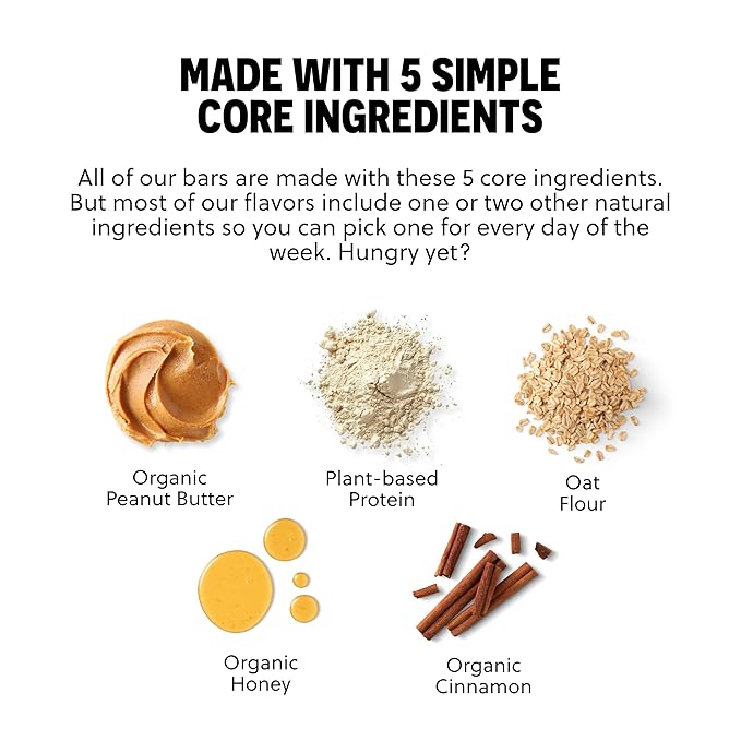 FROPRO Snack Bar - Peanut Butter Snack Bars - Gluten Free Dairy Free Soy Free Non GMO Plant Based Protein Snacks Bar - Crave-worthy | Chelsea's Cherry Pie 12 Pack