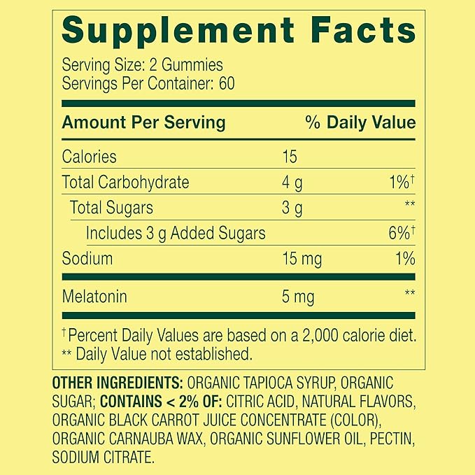 Melatonin Gummies 5mg- Strawberry Flavor Non GMO 120ct (Pack of 1) Boxed by Fusion Shop Store