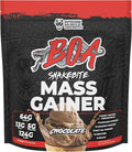 BOA Snakebite Mass Gainer Powder – 64g Protein 126g Carbs &amp 5g Creatine Per Serving – High Calorie Weight Gainer for Muscle Growth &amp Recovery – Chocolate Vanilla Cookie Butter (Chocolate)