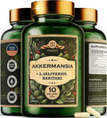 Akkermansia Muciniphila Probiotics and Prebiotics w/Lactobacillus Salivarius &amp Haritaki | Fiber Supplement Gut Health &amp Digestive Health | Women Probiotic Akkermansia Light