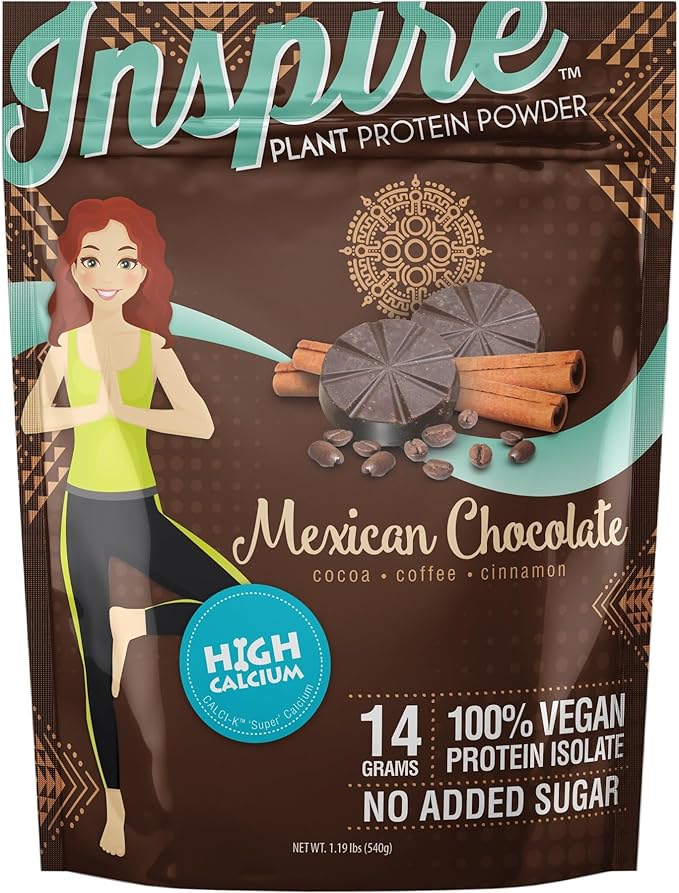 Bariatric Eating Inspire 14g Plant Based Protein Isolate Powder - Mexican Chocolate