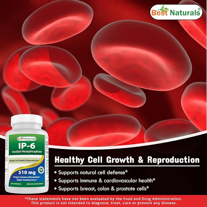 Best Naturals IP-6 510 mg &amp Magnesium Oxide 500 mg
