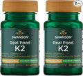 Swanson Maximum Strength Vitamin K2 (MK-7) Bone and Heart Health Supplement for Adults Over 50 Seeking Calcium Regulation - 200 mcg from Japanese Natto (30 Softgels 2 Pack)