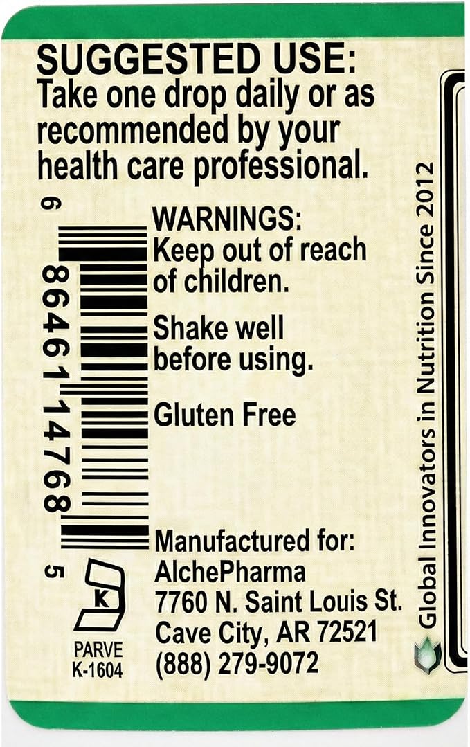 Folate Iiquid [ 667 mcg DFE 400 mcg of Folinic Acid ] 800 Servings
