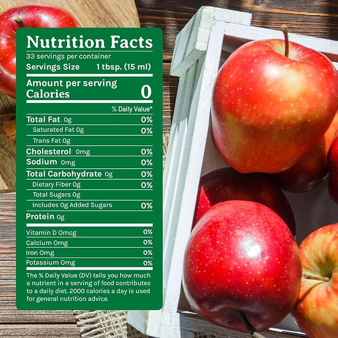 De La Rosa Organic Apple Cider Vinegar Raw &amp Unfiltered Kosher for Passover Vegan &amp Gluten Free Great for Salad Dressing &amp Marinades Apple Cider with The Mother 16.9 Oz (Pack of 2)