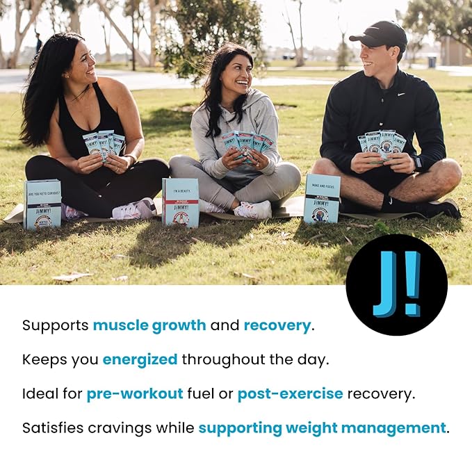 JiMMYBAR! - Immune! Orange Citrus Blast Protein Bars - 9g Protein Bar - 12 Count - 58g of Real Food - 300% of Daily Vitamin C - Chewy &amp Soft Meal Replacement Bar - Hand Drizzled Topping