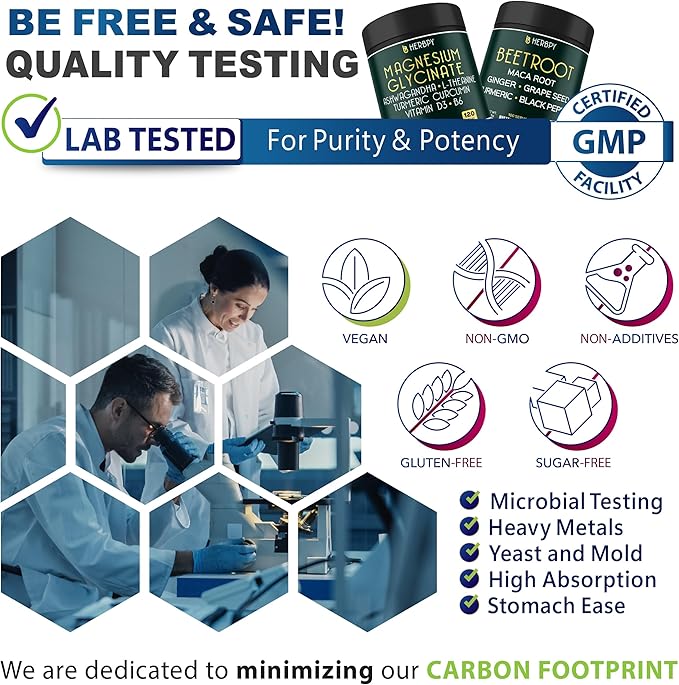 Bundle 6in1 Magnesium Glycinate Supplement &amp 6in1 Beet Root Capsules
