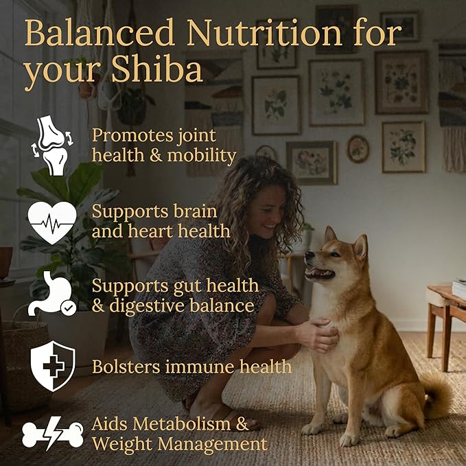 Shiba Inu Multivitamins 90 Count Made in The USA with Real Bacon
