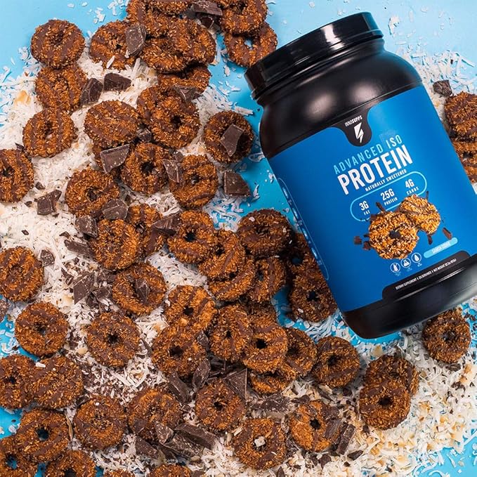 InnoSupps Advanced Iso Protein | 100% Whey Isolate Protein Powder | No Artificial Sweeteners| Low Fat Low Carbs | 25g of Protein | Hormone Free Gluten Free Soy Free |(Caramel Coconut Cookie)