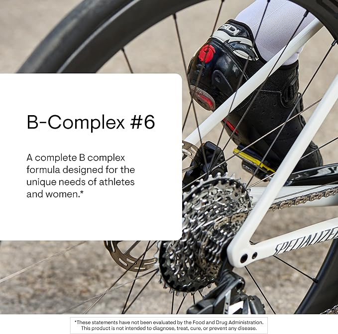THORNE - B-Complex #6 - Vitamin B Complex with Active Forms of Essential B Vitamins &amp Extra B6-60 Servings