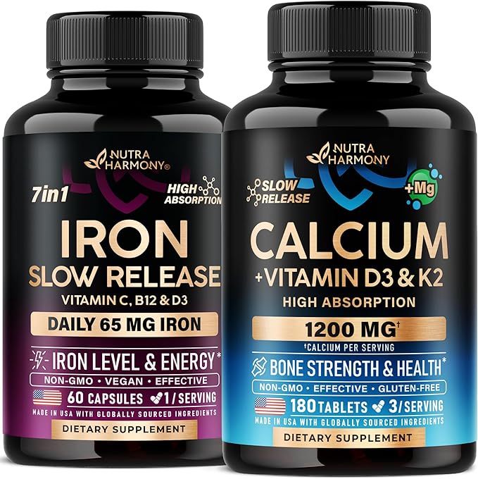 Iron Capsules &amp Calcium Tablets