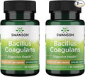 Swanson Bacillus Coagulans Spore-Form Probiotic for Adults Seeking Shelf-Stable Digestive Support with 6 Billion CFU - Acid-Resistant (60 Vegan Capsules 2 Pack)