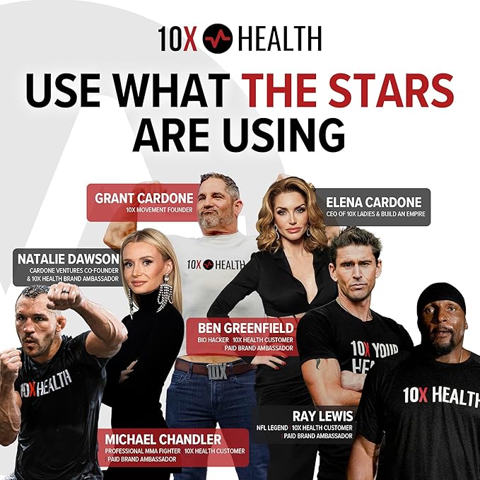 10X Health Vegan Protein Powder - 20g per Serving Plant Based Protein Powder for Muscle Support Strength &amp Nutrition - Dairy-Free &amp Gluten-Free - Honey Vanilla 2.3 lbs 30 Servings