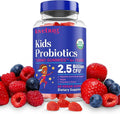 LOVEBUG Kids Probiotic Gummies – Organic Chewable Probiotics for Kids Aged 4+ Soil- Based Children’s Probiotic for Gut HealthConstipationDigestive &amp Immune Support Vegan 60 Chews Strawberry