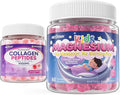Sugar Free Kids Magnesium Gummies 2 Pack + Collagen Gummies for Women &amp Men 1 Pack