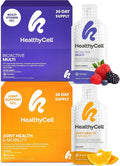 Healthycell Bioactive Multivitamin + Joint Health &amp Mobility Supplement for Men &amp Women Bundle