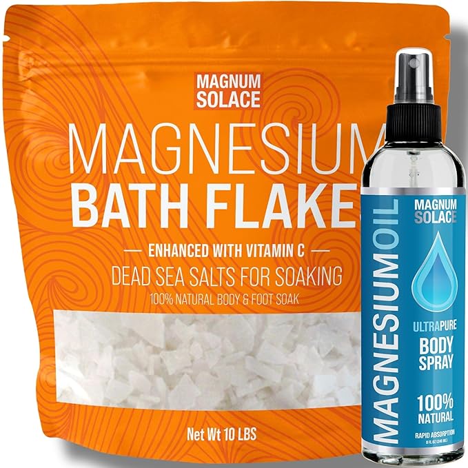 Magnesium Flakes with Vitamin C and Magnesium Spray