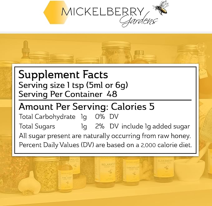 Mickelberry GardensFire Cider Honey Tonic 8oz + Ginger Honey Tonic 8oz
