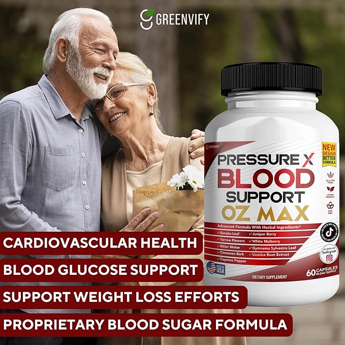 Pressure X Blood Support OZ Max Blood Support Supplement - Advanced Formula PressureX Advanced Supplement Pressure X Maximum Strength Reviews (1)