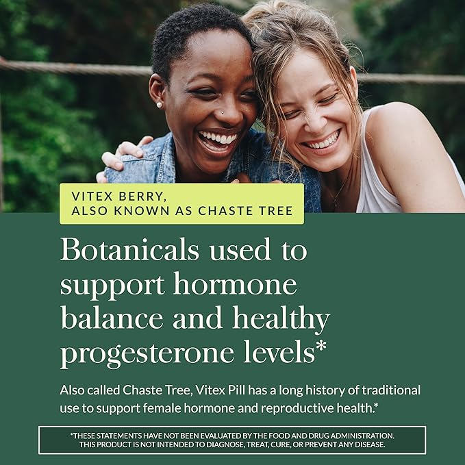 Gaia Herbs Vitex Berry - Support Hormone Balance for Women &amp a Healthy Menstrual Cycle* - 60ct &amp Liver Health - Supplement with Milk Thistle Turmeric Root Schisandra for Liver Cleanse Suppor