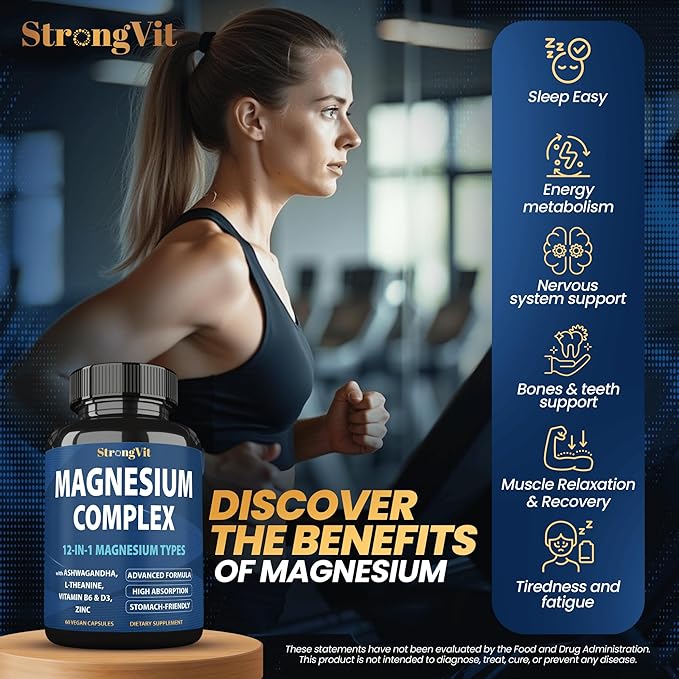 Magnesium Complex &amp Quercetin Supplement Bundle (120 Capsules)