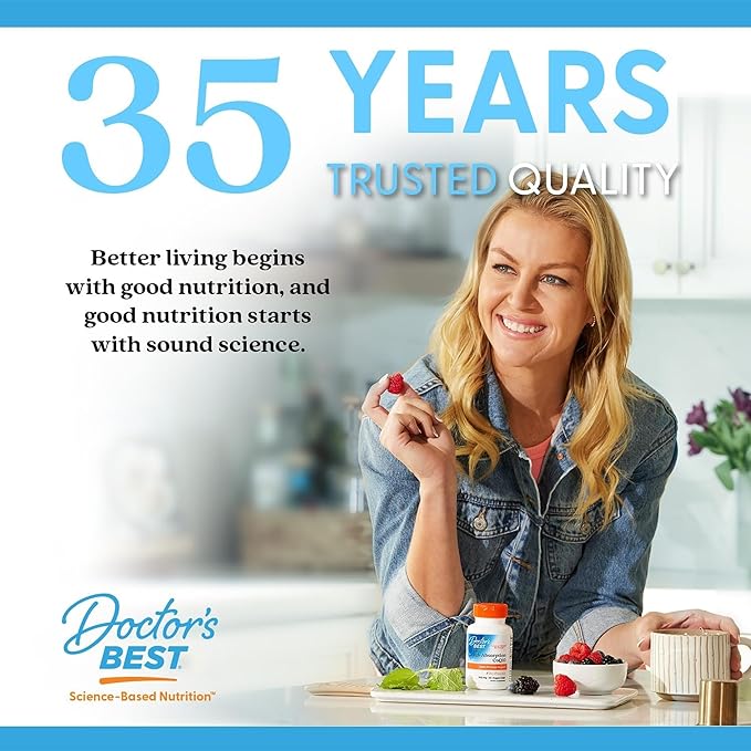 Doctors Best BioAvailable Boswellia + UC-II Supports Joint Health Non-GMO Gluten Free Soy Free 60 Veggie Caps